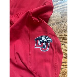 KadyLuxe Liberty University Flames Red Leggings Womens Medium High Waist Pockets